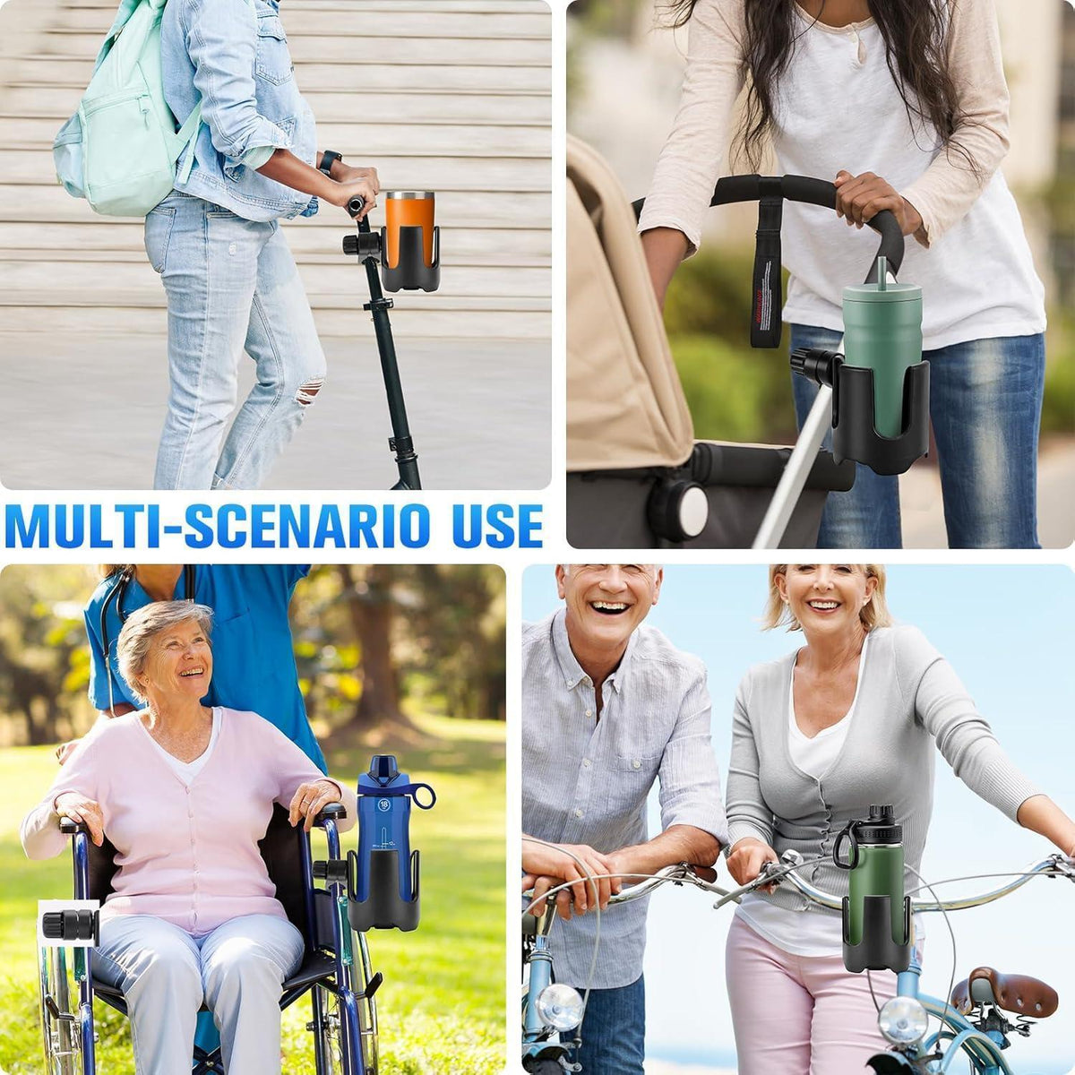 Universal Getränkehalter für Kinderwagen – 360° drehbar