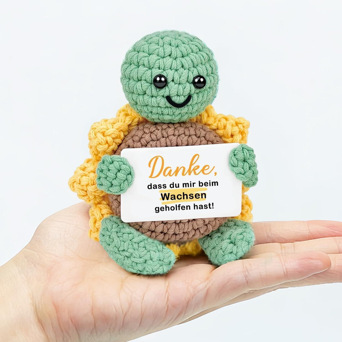 Gehäkelte Schildkröte - Dankeschön Geschenk für Erzieherin
