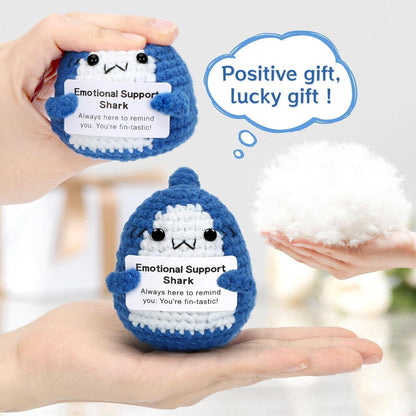 Gehäkelter Hai Kuscheltier – Positives Geschenk für Hai-Liebhaber