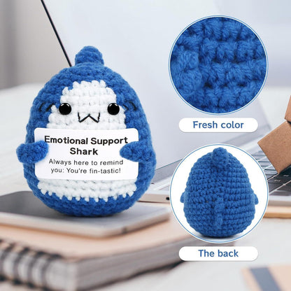Gehäkelter Hai Kuscheltier – Positives Geschenk für Hai-Liebhaber