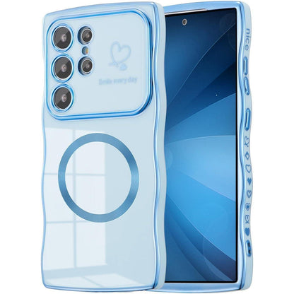 Handyhülle für Samsung Galaxy S25 Ultra mit MagSafe, Blau