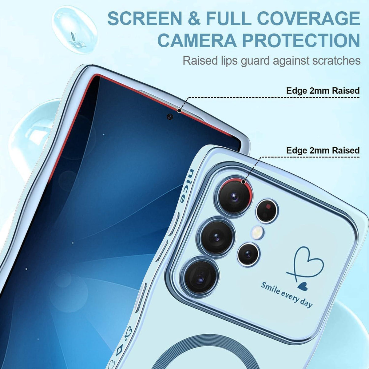 Handyhülle für Samsung Galaxy S25 Ultra mit MagSafe, Blau