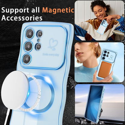 Handyhülle für Samsung Galaxy S25 Ultra mit MagSafe, Blau