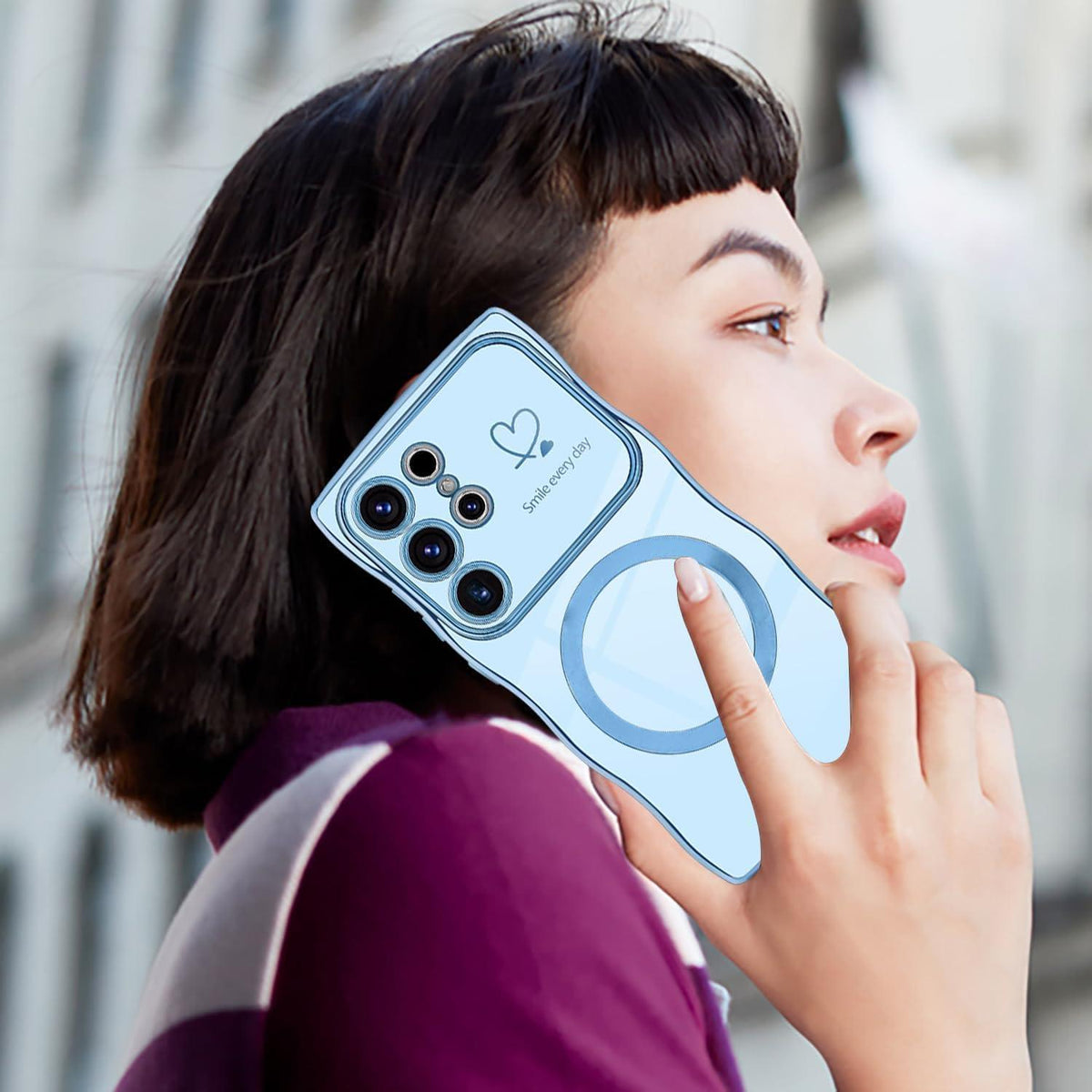 Handyhülle für Samsung Galaxy S25 Ultra mit MagSafe, Blau