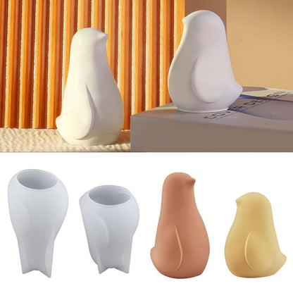 Silikon Gießform Vogel – 2er Set für DIY & Osterdeko