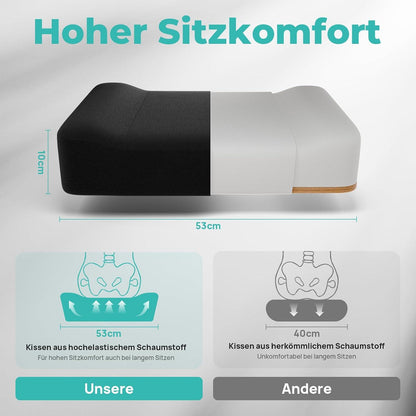 Ergonomischer Bürostuhl 200kg mit 3D-Kissen und