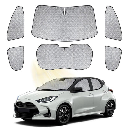 Auto Sonnenschutz Toyota Yaris XP210 2020-2026 6-tlg. Set