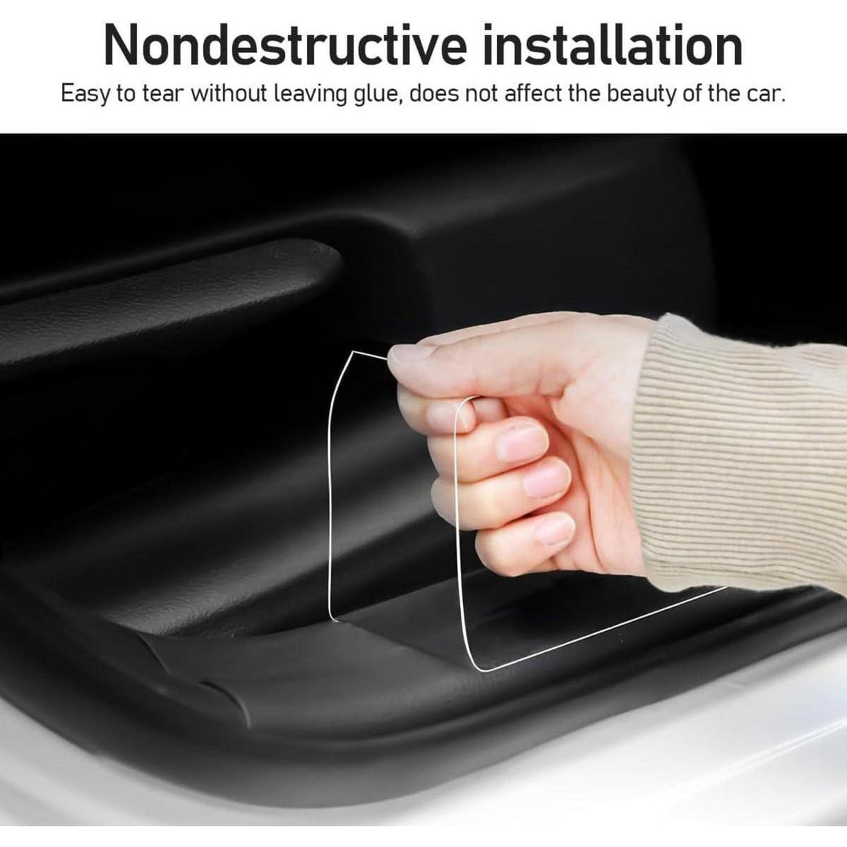 Transparente Lackschutzfolie – 5cm x 10m, universell & selbstklebend