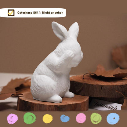3 Silikonformen Hase Ostern – Gießformen für Kerzen & Gips