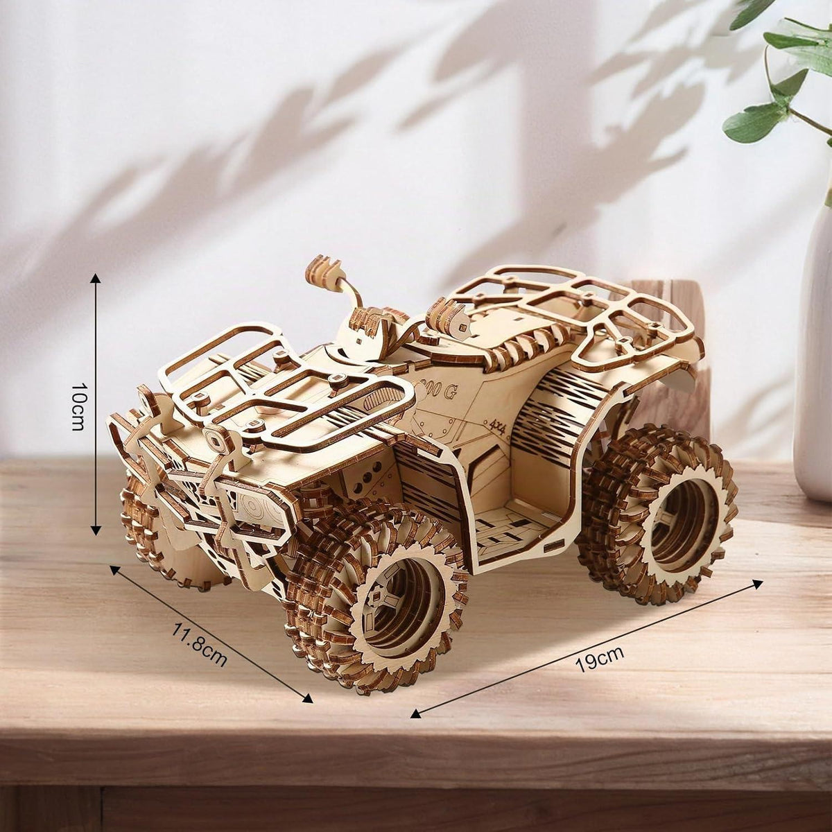 3D Puzzle Strandwagen Holzmodell – Bausatz für Erwachsene