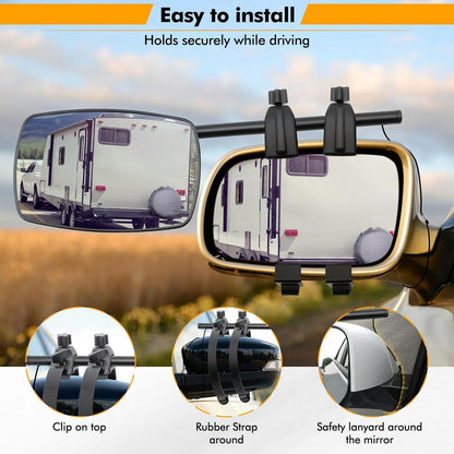 Caravan-Spiegel Wohnwagen Aussenspiegel für Auto & Wohnmobil