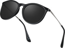 Polarisierte Damen Sonnenbrille UV400 Schutz Cateye Retro Vintage Rund