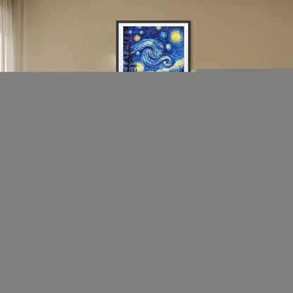 5D Diamant Painting Sternennacht – DIY Bild für Erwachsene & Kinder