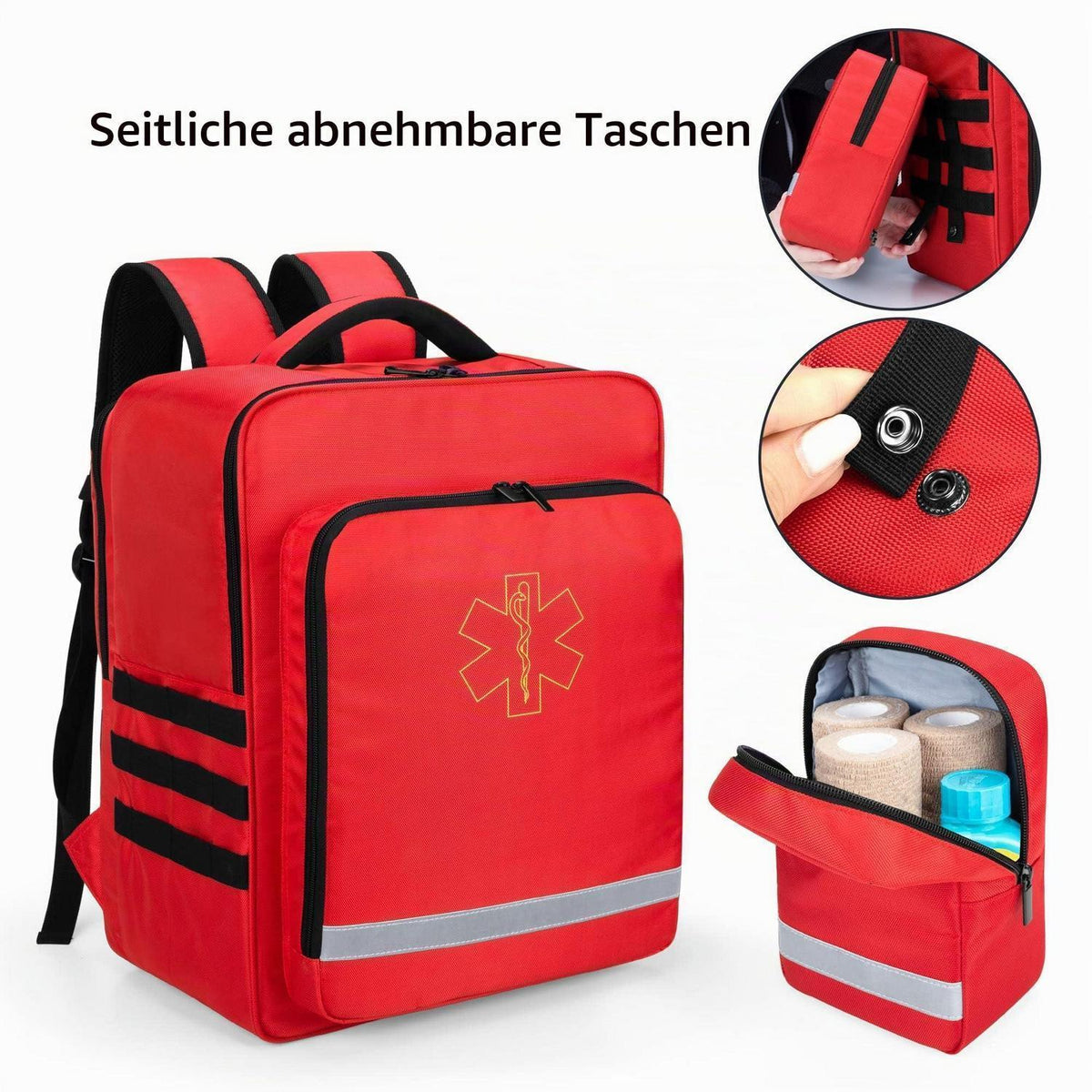 Erste-Hilfe-Rucksack Notfalltasche für Rettungsdienste