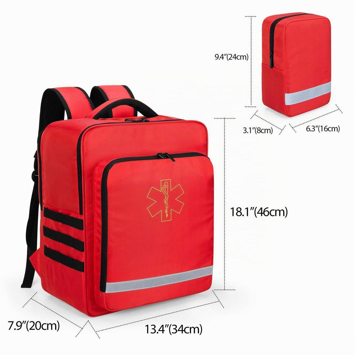 Erste-Hilfe-Rucksack Notfalltasche für Rettungsdienste