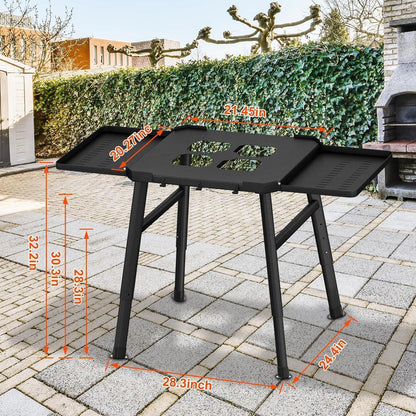 Ninja Grillständer klappbar mit Beistelltisch