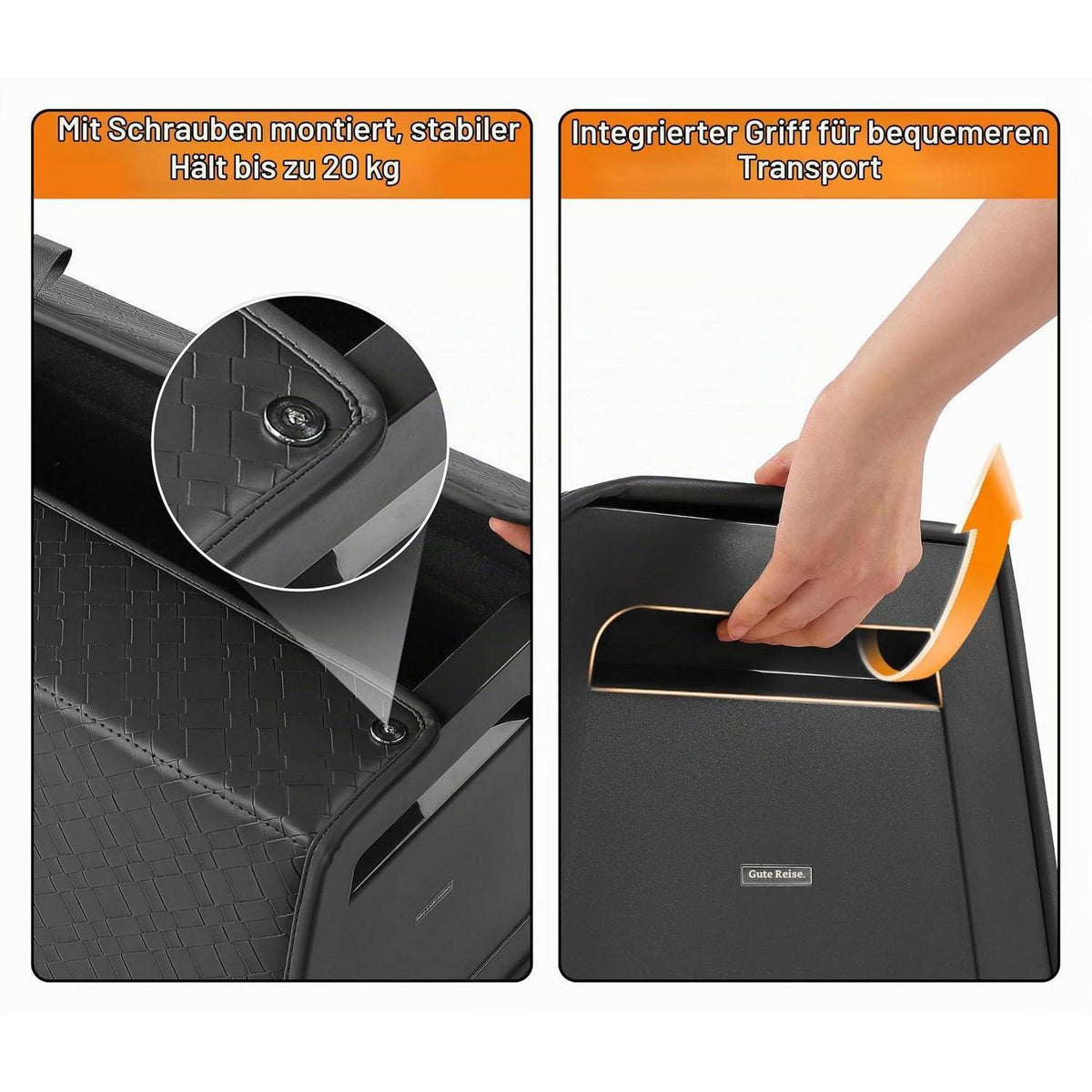 Faltbarer Kofferraum-Organizer für Auto – 65L, Schwarz