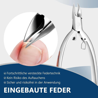 Nagelschere Edelstahl Zehennagel Profi Nagelknipser Fussnagel