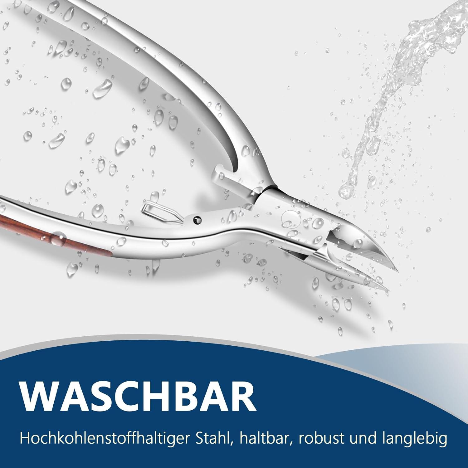 Nagelschere Edelstahl Zehennagel Profi Nagelknipser Fussnagel