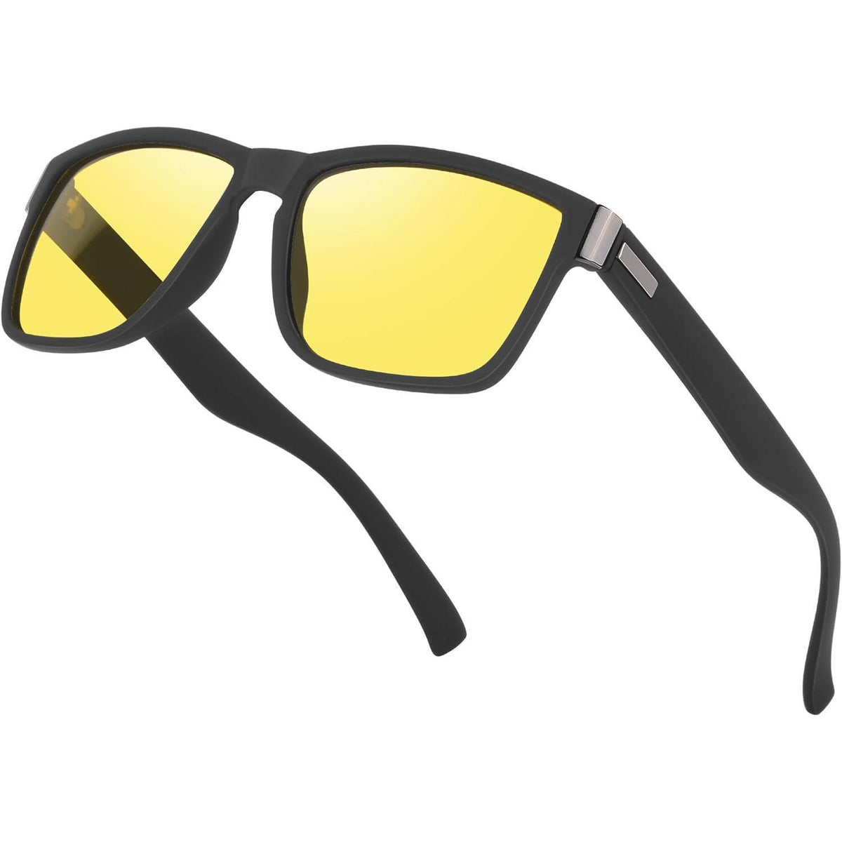 Perkanion Herren Sonnenbrille Polarisiert UV400 Gelb