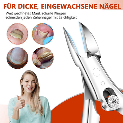 Präzise Nagelschere für Fuss- und Fingernägel aus Edelstahl, professionelle Ausführung