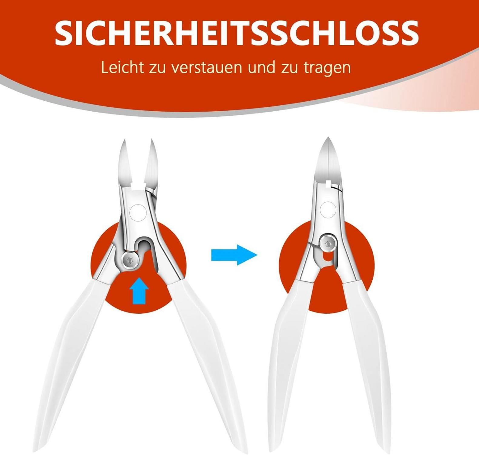Präzise Edelstahl Nagelschere für