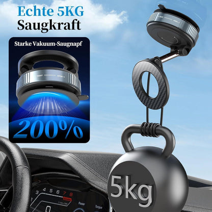 Vakuum Handyhalterung Auto mit Magsafe & 360° Drehung