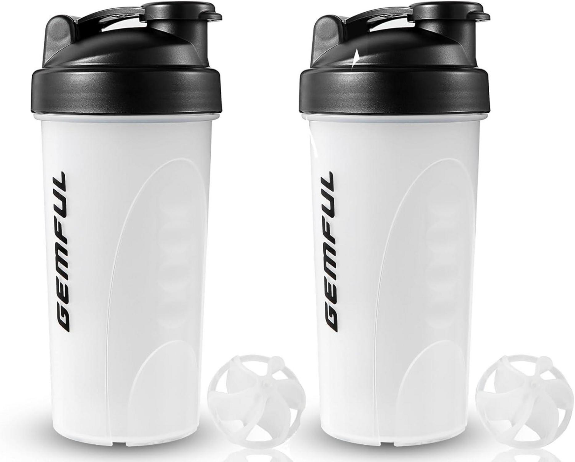 BPA-freier Eiweiß Shaker für Proteinshakes 2x 750ml