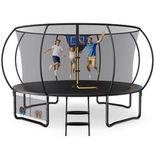 Outdoor Trampolin mit Sicherheitsnetz & Basketball 427cm