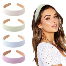 DRESHOW 4er Set Verknotete Haarreifen Damen Mädchen Boho Stirnband