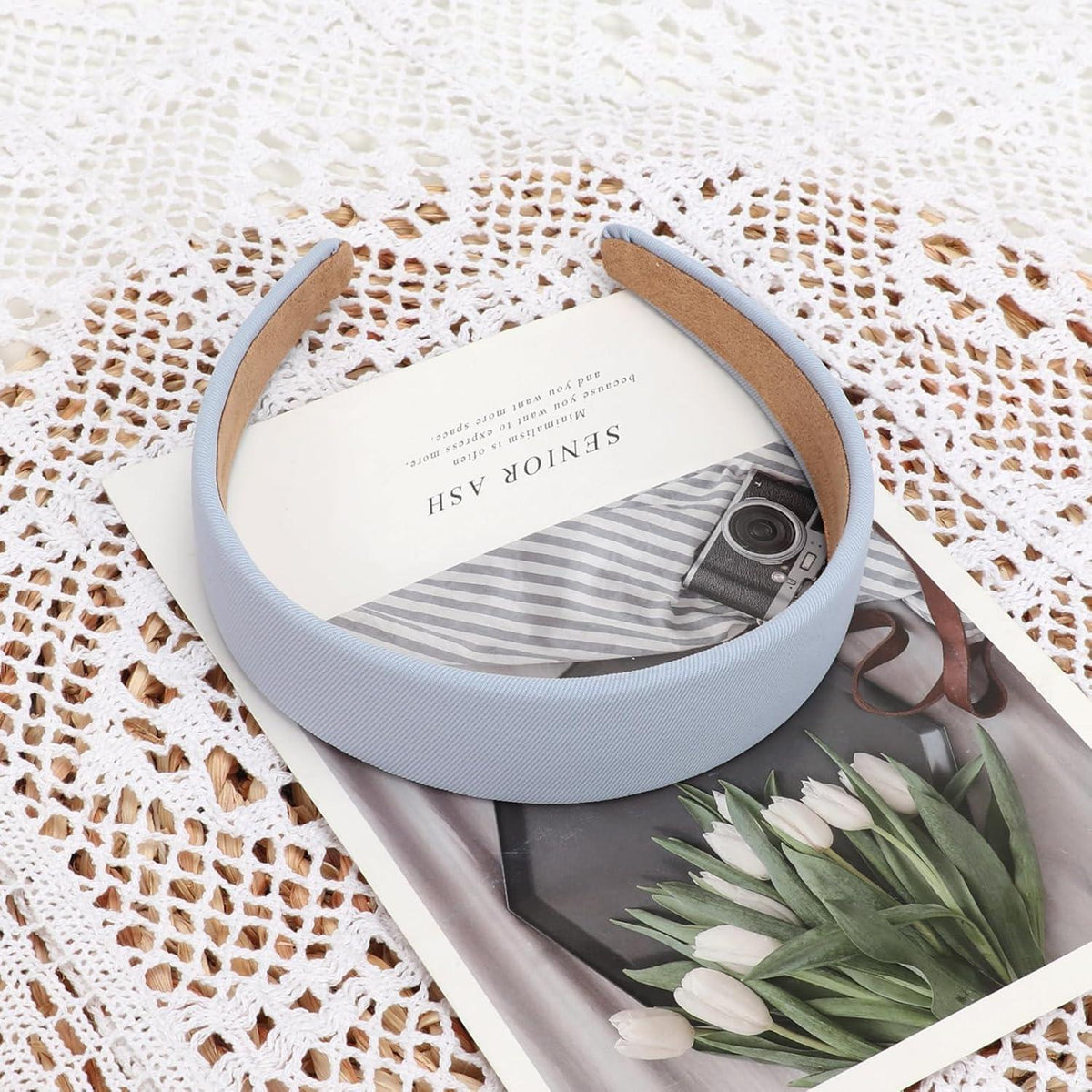 DRESHOW 4er Set Verknotete Haarreifen Damen Mädchen Boho Stirnband