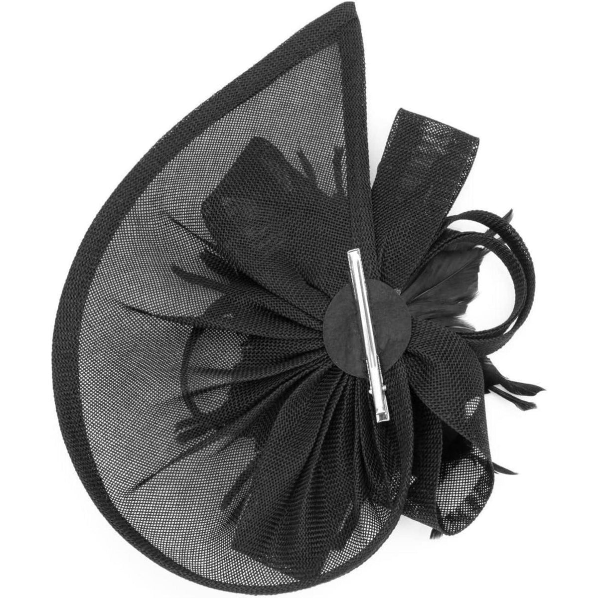 Fascinator Hut Damen mit Schleier & Feder – Tea Party & Cocktail