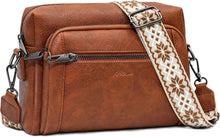 Umhängetasche Damen Anti Diebstahl Crossbody Bag 4 Fächer