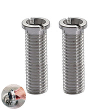 2x Hohlschraube Spüle Edelstahl für Siebkorbventil