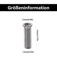 2x Hohlschraube Spüle Edelstahl für Siebkorbventil