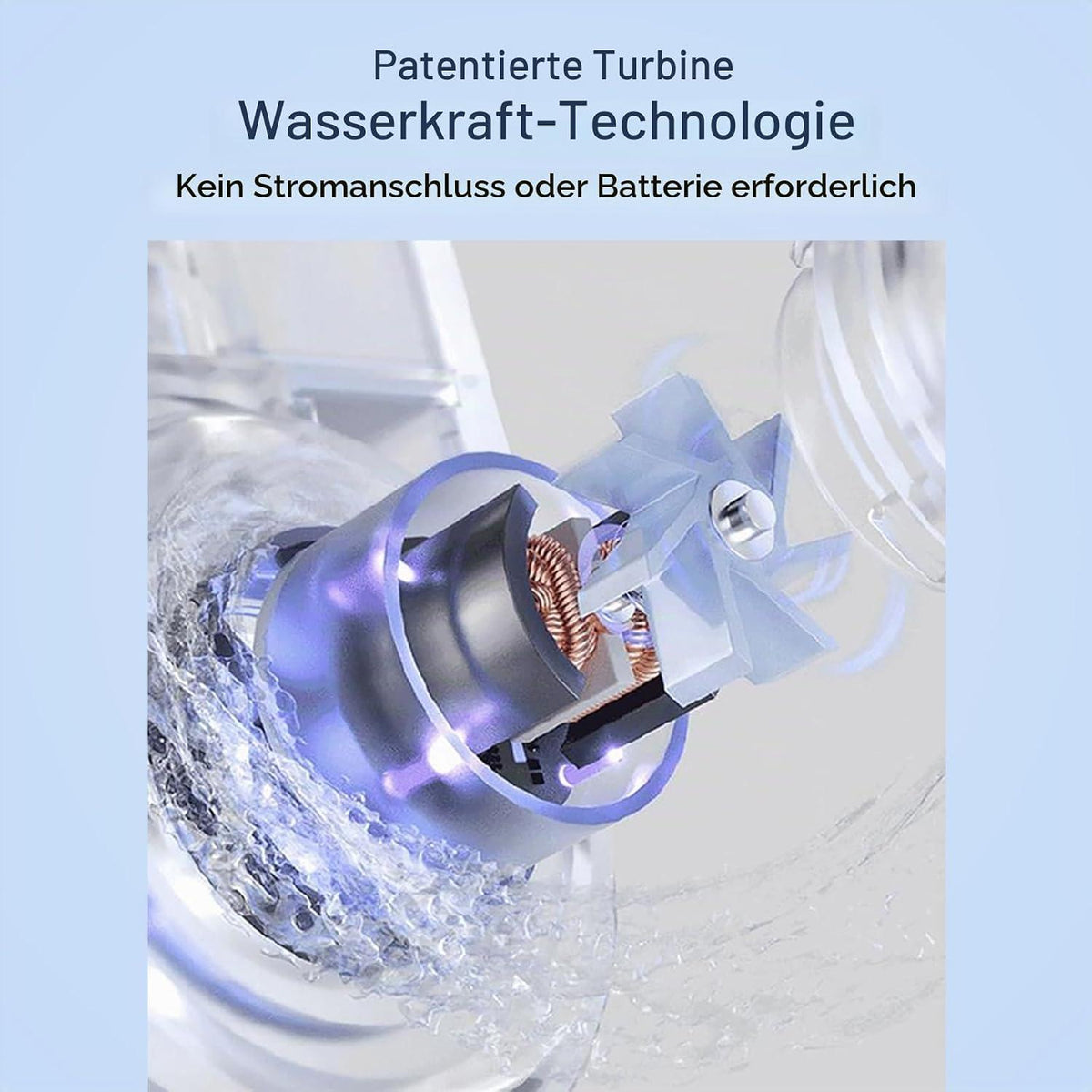 Wasserfilter Wasserhahn mit 12 Adaptern für sauberes Trinkwasser