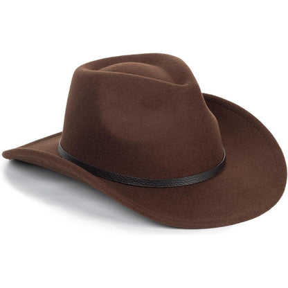 Cowboyhut Fedora Western mit Schnalle – Unisex Hut für Damen & Herren