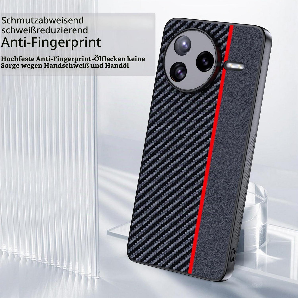 Xiaomi Poco F7 Pro Hülle Kohlefaser – Kratzfest & Kameraschutz