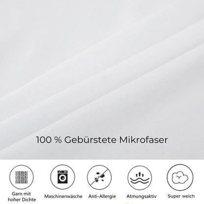 Faultier Bettwäsche Set 135x200cm - 4-teilig, Grün