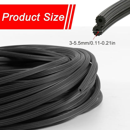 Gummi Kederband 20m für Fliegengitter & Spannrahmen Ø3mm