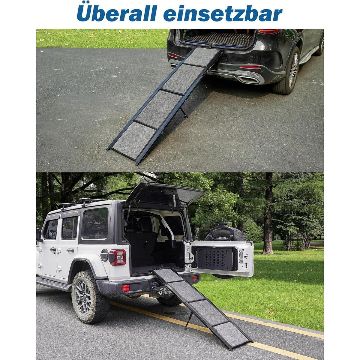 Faltbare Hunderampe für Auto, SUV & LKW – 90kg Belastbarkeit