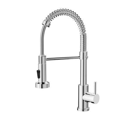 Küchenarmatur Chrom 360° Schwenkbar Pull-Down Wasserhahn