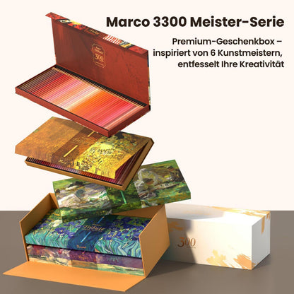 300-Farben Ölfarbstifte Set für Künstler & Ausmalbilder