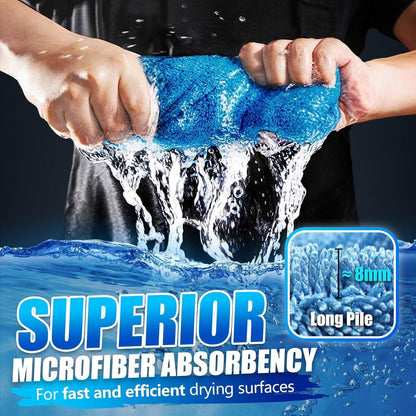Mikrofaser Trockentuch Auto XL, 1200GSM, Blau