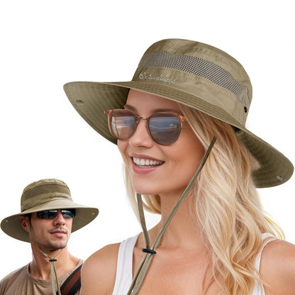 Faltbarer Sonnenhut Damen & Herren UV-Schutz 50 – Khaki