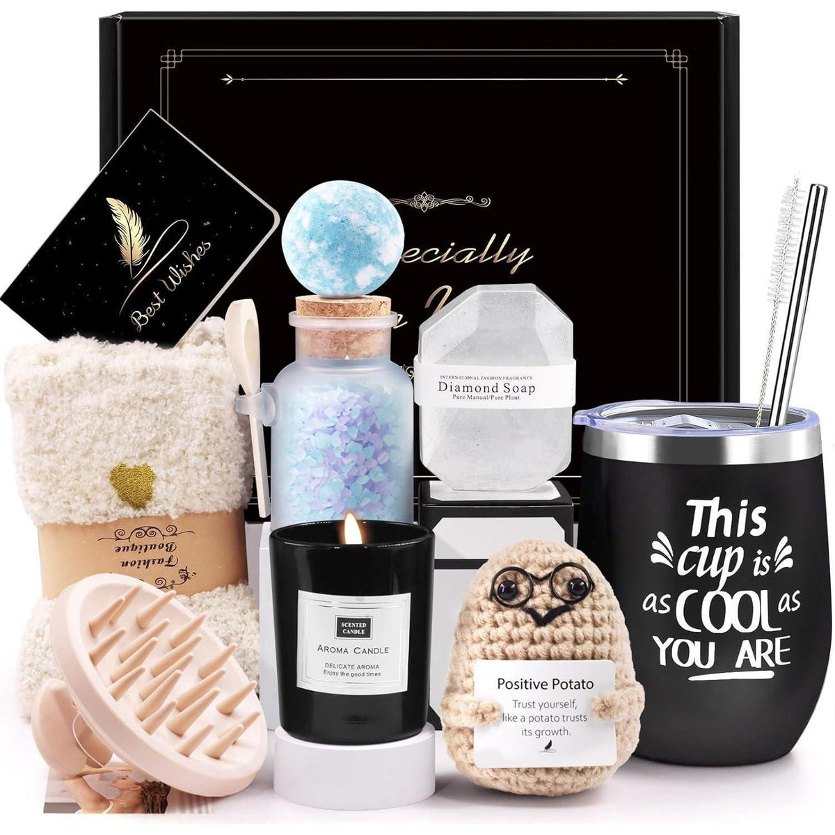 10x Geburtstagsgeschenkset für Frauen – Entspannung & Wellness