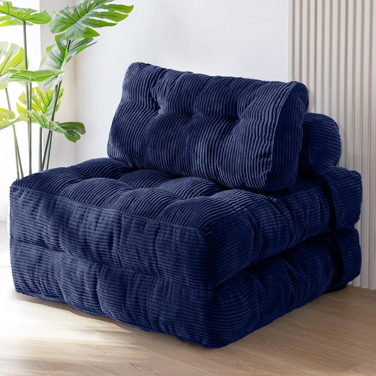 Faltbares Schlafsofa mit Kissen – Bequemes Bett für Wohnzimmer