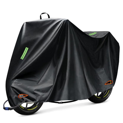 Motorrad Abdeckplane Wasserdicht 245x105x125cm mit Schlossloch