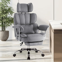 Ergonomischer Bürostuhl mit Fußstütze und