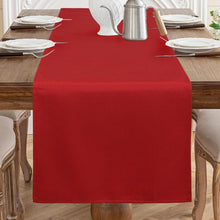 Tischläufer Rot Leinenoptik 40x140cm – Abwaschbar & Kratzfest